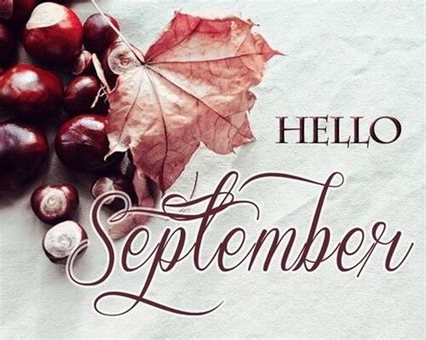 ∻ September Facebook Cover ∻ Hello September Images Hello September