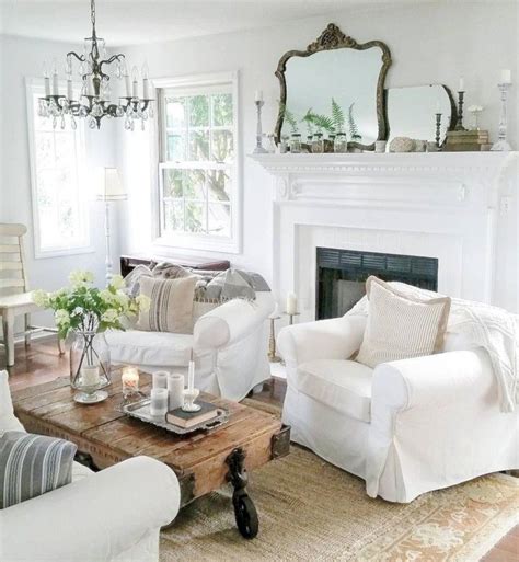 43 Stunning Shabby Chic Living Room Decoration Ideas French Country