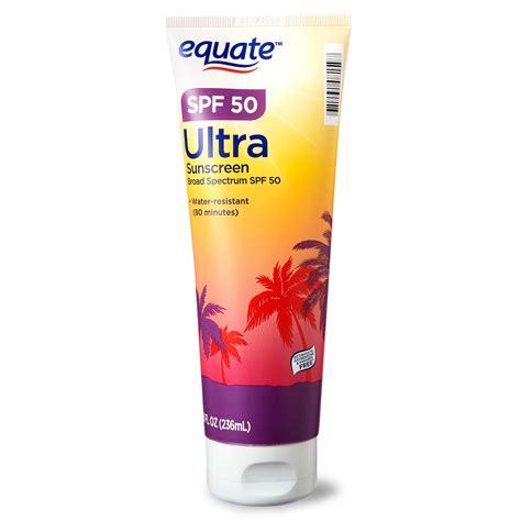 Equate Ultra Sunscreen Lotion Spf 50 8 Fl Oz