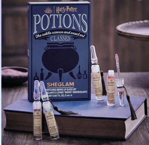 sheglam harry potter bewitching brews potions lip gloss set brand new in box ebay