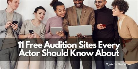 The Best Free Audition Sites Every New Actor Needs To Know About My