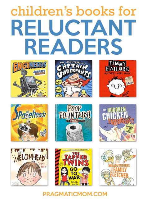 10 Books To Turn Reluctant Readers Into Eager Ones Pragmatic Mom