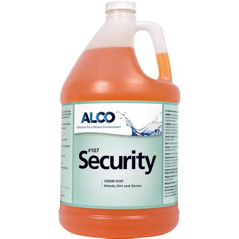 Alco Security Liquid Hand Soap Gal Alco Chem Inc