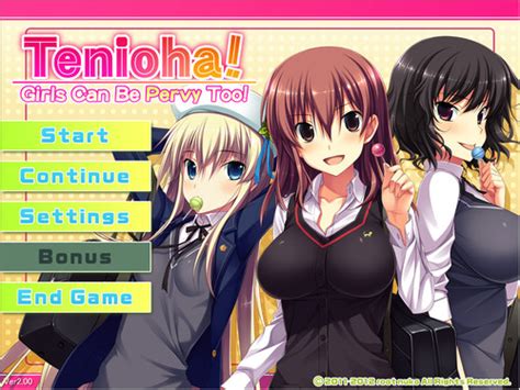 Tenioha Girls Can Be Pervy Too Rootnuko H Best Hentai Games