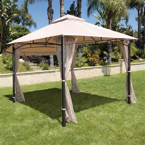 Hampton Bay Santa Maria 13 Ft X 10 Ft Roof Style Replacement Canopy