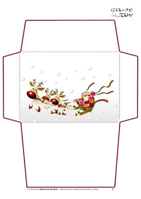 Downloadable files are in non editable pdf format. christmas letter envelope template letter to santa claus ...