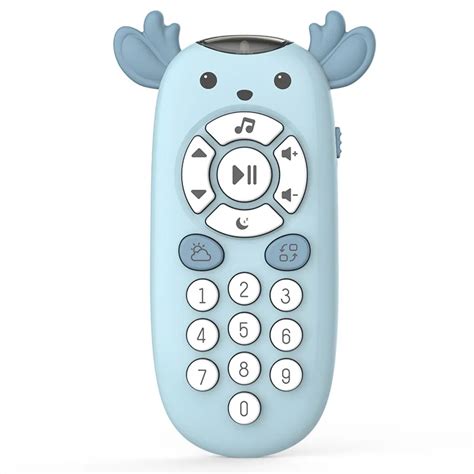 Baby Simulation Mobile Phone Toy Kids Remote Control Learning Early