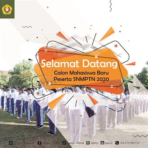 Selamat 715 Peserta Lolos Snmptn 2020 Di Upnvy Upn Veteran Yogyakarta