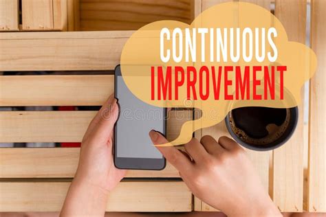 Text Sign Showing Continuous Improvement Conceptual Photo Ongoing