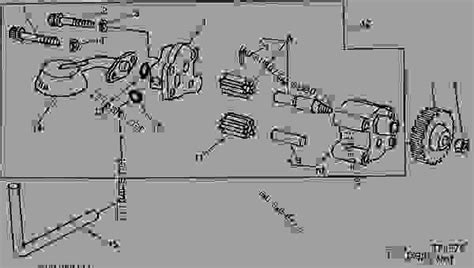 Engine Oil Pump Serial No 240554 B15 Power Unit John Deere 180