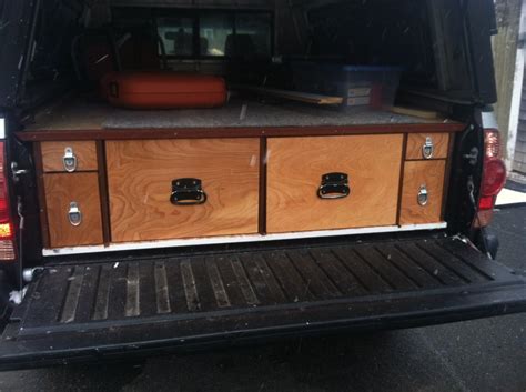 Start by laying the base of each drawer on the ground and attach the . Pick Up Truck Bed Tool Drawer Set - by caper @ LumberJocks ...