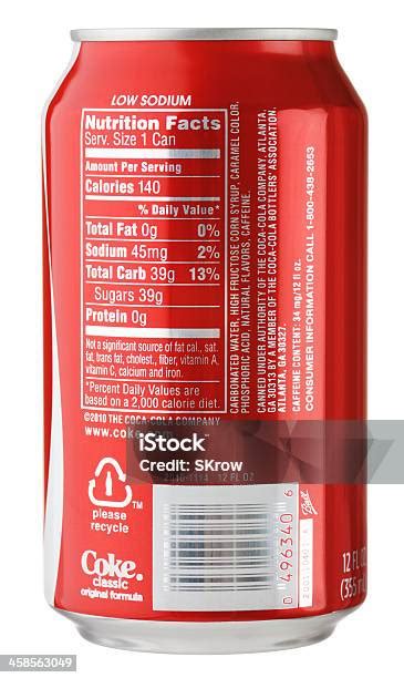 Coke Nutrition Label 20 Oz