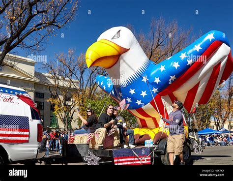 Prescott Az Usa November 10 2016 Patriotic Parade Float At The