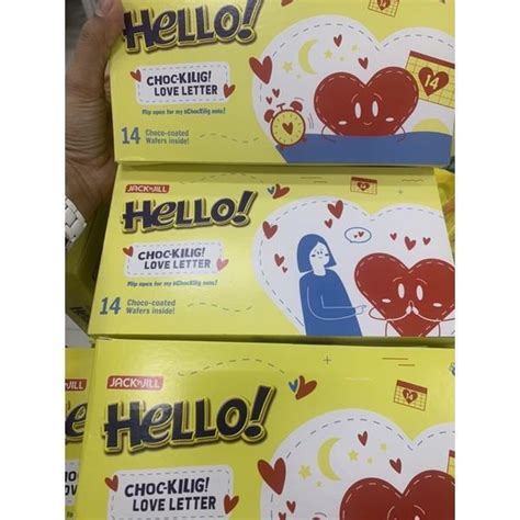 Kh755 Hello Chocolate Wafer Valentines Box 14 Pcs Inside Lazada Ph