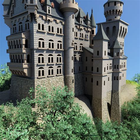 3d Neuschwanstein Castle Model