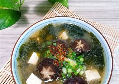 Cách Làm Món Canh Miso Rong Biển đậu Hủ Nấm Hương Của Diepngocnguyen