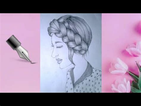 I make drawing video if you haven't subscribed to my youtube channel ↙. Draw girl beautiful hairstyle | mukta easy drawing pencil sketch | girl sketch drawing ...