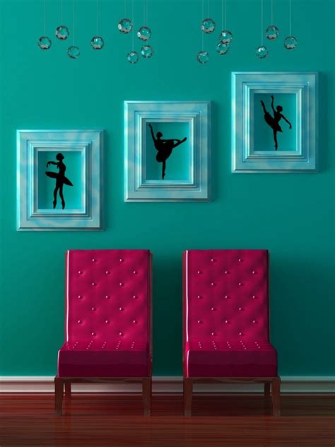 Set Of 3 Ballet Decal Dance Ts Ballerina Wall Art Artwork Studio