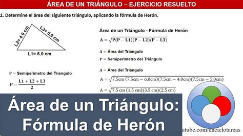 Formula De Heron Para El Area De Un Triangulo