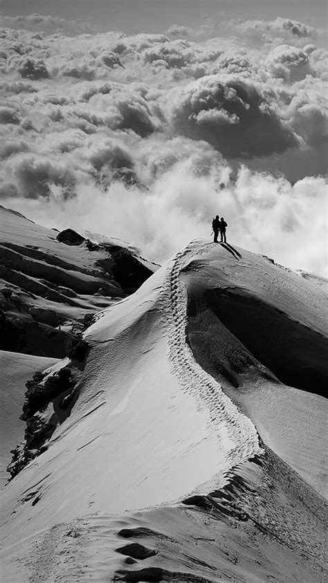 Nature Black And White Mountain Wallpaper For Iphone 11 Pro Max X