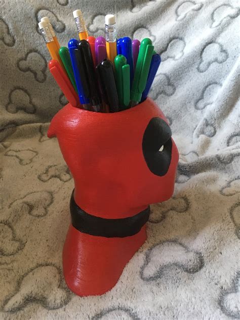Deadpool Pen Holder Etsy