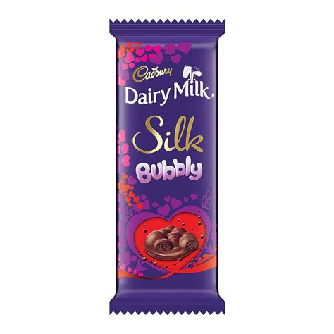 Cadbury Dairy Milk Silk Bubbly Valentine Chocolate Bar 6 X 50 G