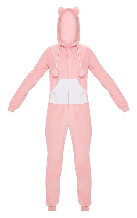 Pink Bear Onesie Nightwear And Onesies Prettylittlething