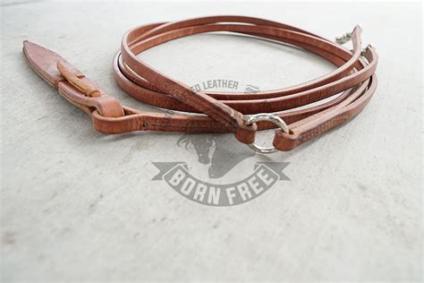 Leather Rounded Romel Rein Born Free Leather