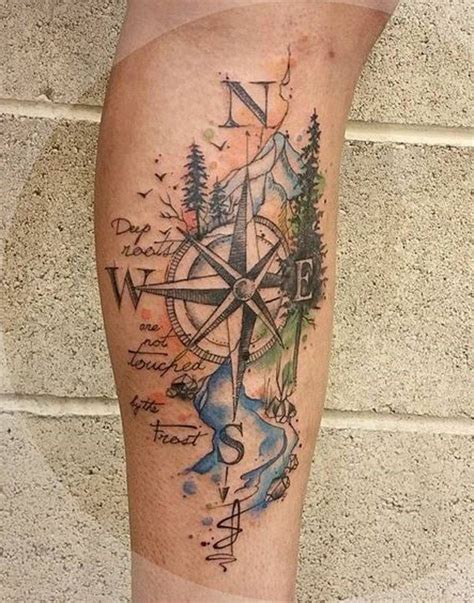 Very Cool Compass Design Which Bespeaks Of The Values The Bearer Has