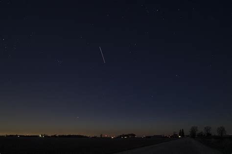 Twilight With The Iss Mercury And The Pleiades Star Cluster The Seven