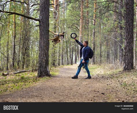 Man Playing Forest His Image And Photo Free Trial Bigstock