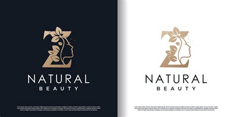 Letter Z Logo With Natural Beauty Concept Premium Vector Vector Art At Vecteezy
