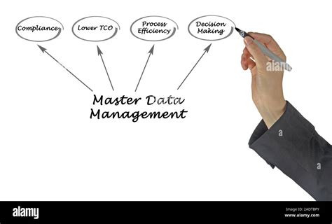 Diagram Of Master Data Management Stock Photo Alamy