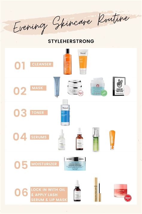 My Skincare Makeup Routine Style Her Strong Evening Skin Care