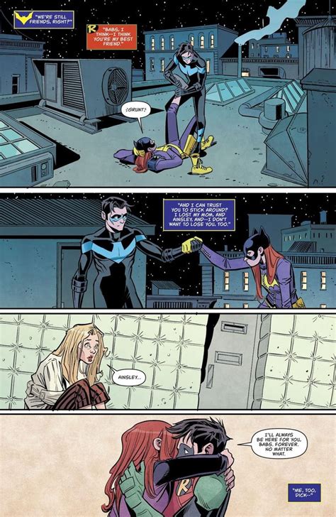 Batgirl Y Nigthwing Nightwing And Batgirl Batgirl And Robin Dc Comics Characters