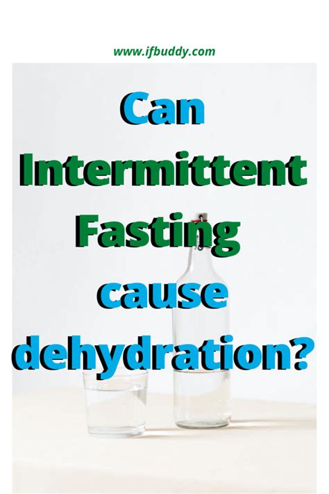Can Intermittent Fasting Cause Dehydration Intermittent Fasting Buddy
