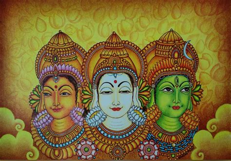 Tridevi Kerala Mural X Cms International Indian Folk Art