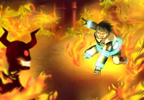 Download Shinra Kusakabe Anime Fire Force Hd Wallpaper By Smilent