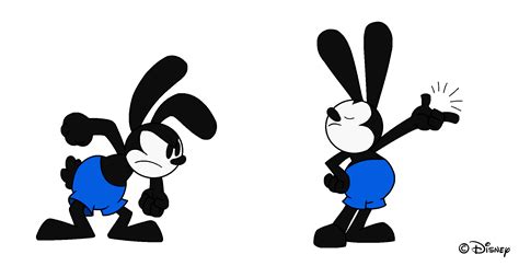 Before there was mickey mouse. Oswald the Lucky Rabbit (Colored Sketches) by MetroXLR on ...
