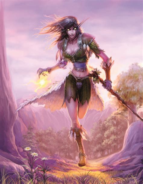 Female Night Elf Druid World Of Warcraft World Of Warcraft Druid