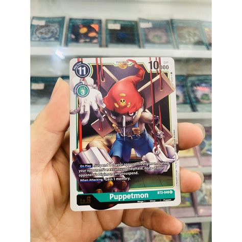 Digimon Card Code Bt2 049 Puppetmon Digimon Rare Shopee Philippines