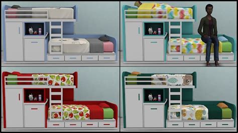 Sims Functional Bunk Beds Mod Zimzimmer