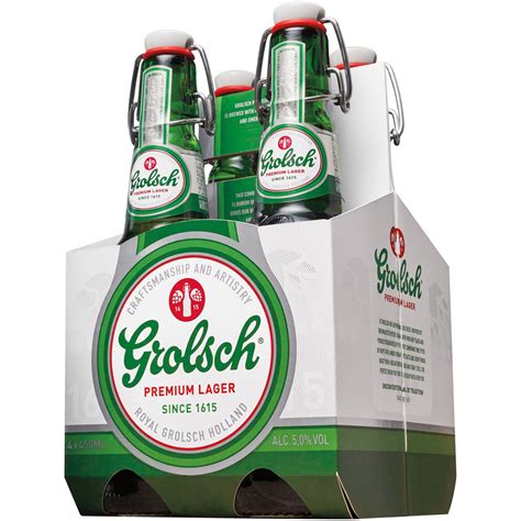 Grolsch Premium Lager Beer 4pk152 Fl Oz Bottles Lager Beer