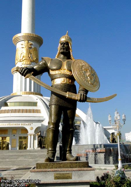 Monument Of Independence In Turkmenistan National Park Of