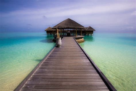 Maldives Paradise Island Holidays Ocean Jetty Water Water Villa