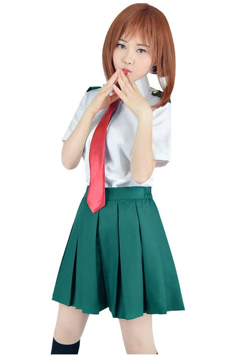buy c zofek women s ochako uraraka cosplay costume ua uniform with tie online at desertcartegypt