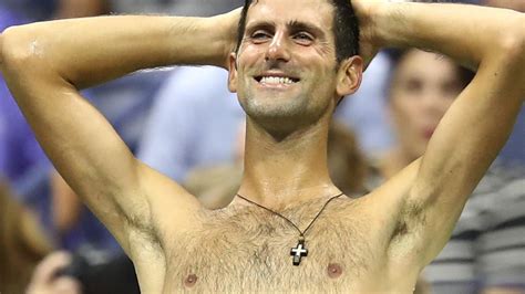 novak djokovic shirtless picture proves tennis s double standards herald sun