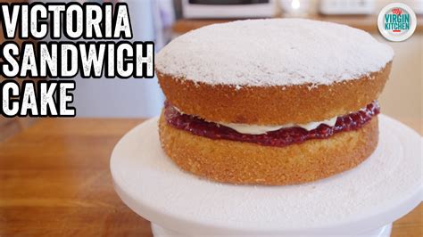 Easy Victoria Sandwich Cake Recipe Youtube