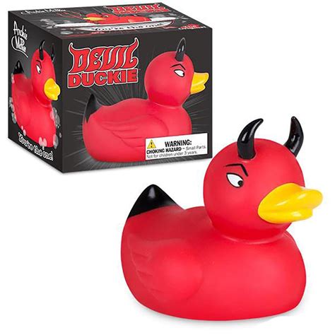 Accoutrements Devil Duckie Rubber Duck 739048125542 Ebay