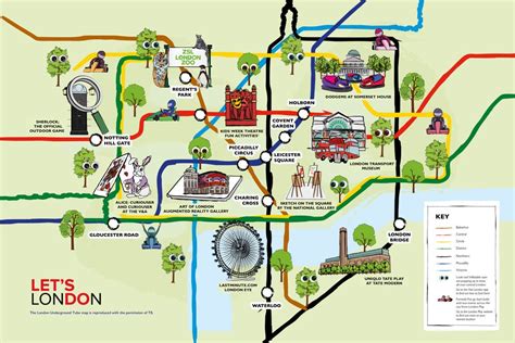 New Tube Map Encourages Families To Spend Summer In Central London